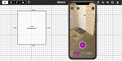 The ValuePRO Mobile App AR Sketch video